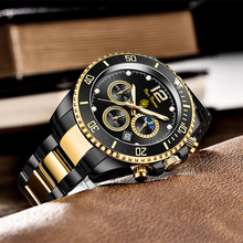Load image into Gallery viewer, Black Gold Chronograph
